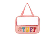 All the STUFF Cosmetic  Bag: Pink