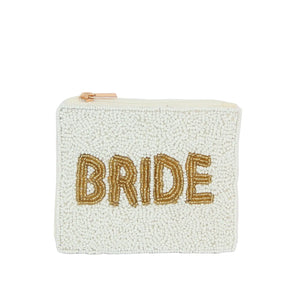 BRIDE Beaded Coin Purse