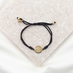 Serenity Blessing Bracelet - Black / Gold