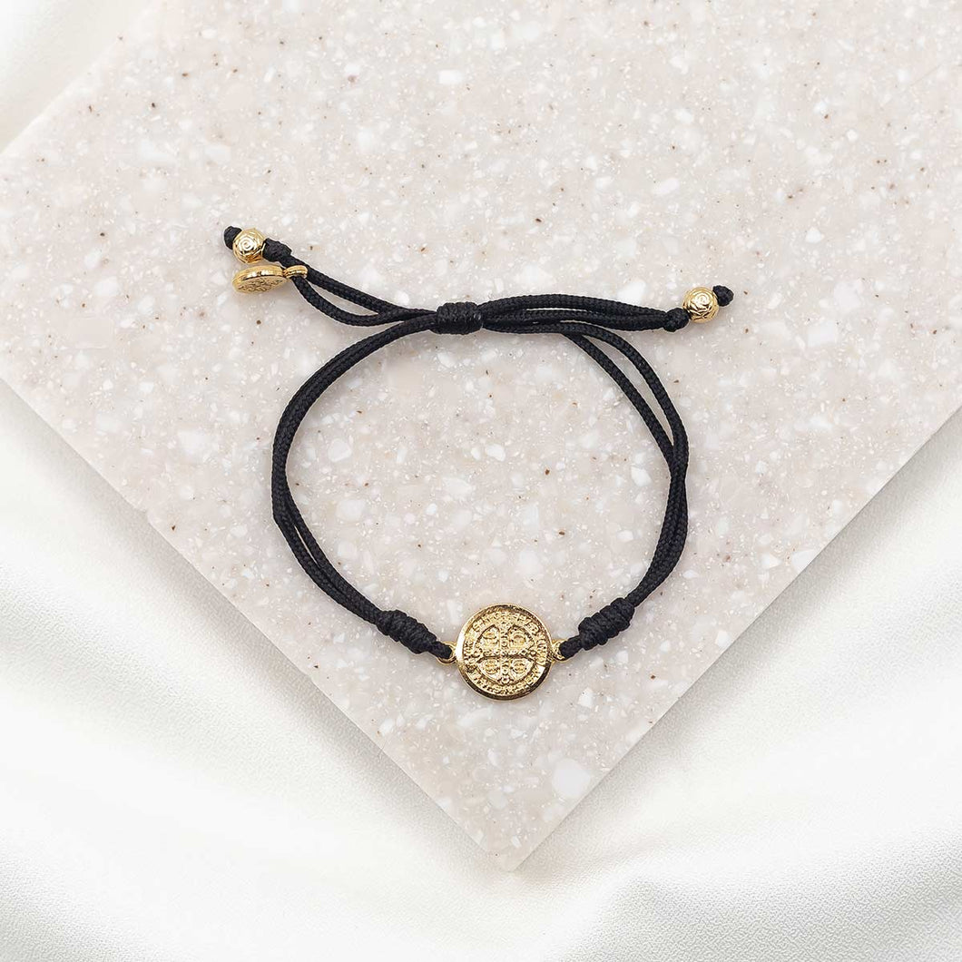 Serenity Blessing Bracelet - Black / Gold