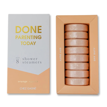 Done Parenting Today Shower Steamers - Orange Vanilla - Set of 8 Tabs