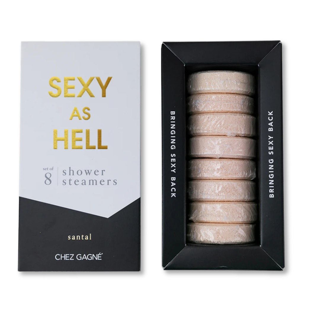 Sexy As Hell Shower Steamers - Santal - Set of 8 Tabs