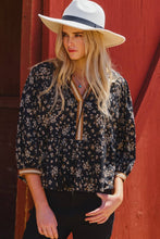 Donna Top: Black Multi