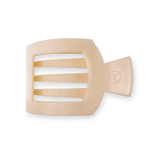 Square Flat Hair Clip | Medium | Almond Beige