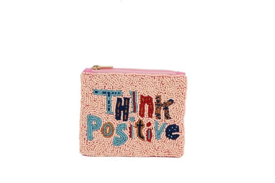 Think Positive Coin Purse