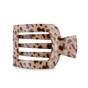 Square Flat Hair Clip | Large | Blonde Tortoise