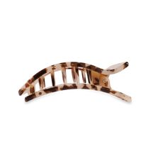 Flat Rectangle Hair Clip | Medium | Blonde Tortoise