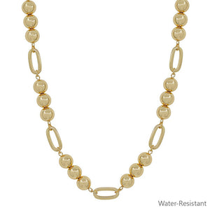 Gold Beaded Necklace