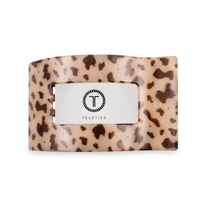Flat Rectangle Hair Clip | Medium | Blonde Tortoise