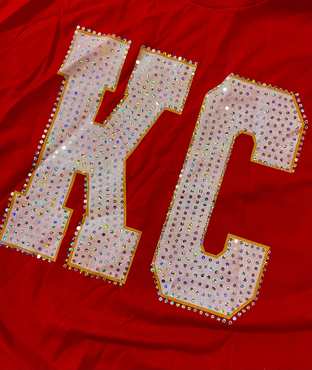 KC Bling Tee-Red