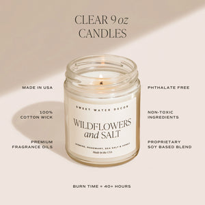 Cashmere and Vanilla 9 oz Soy Candle