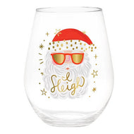 I Sleigh Jumbo Stemless Wine Glass