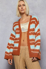 Monica Cardigan-Brick Multi