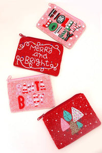 Holly Jolly Coin Purse