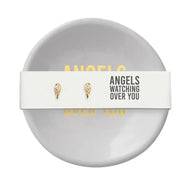 Ceramic Ring Dish &Earrings - Angels Watching Over You