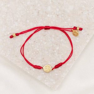 Breathe Blessing Bracelet : Metillic Gold / Gold Plated