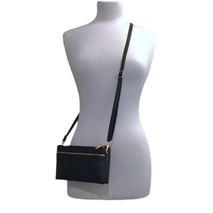 Carrie CROSSBODY OR WHRISLET: IVORY