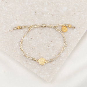 Breathe Blessing Bracelet : Metillic Gold / Gold Plated