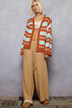 Monica Cardigan-Brick Multi