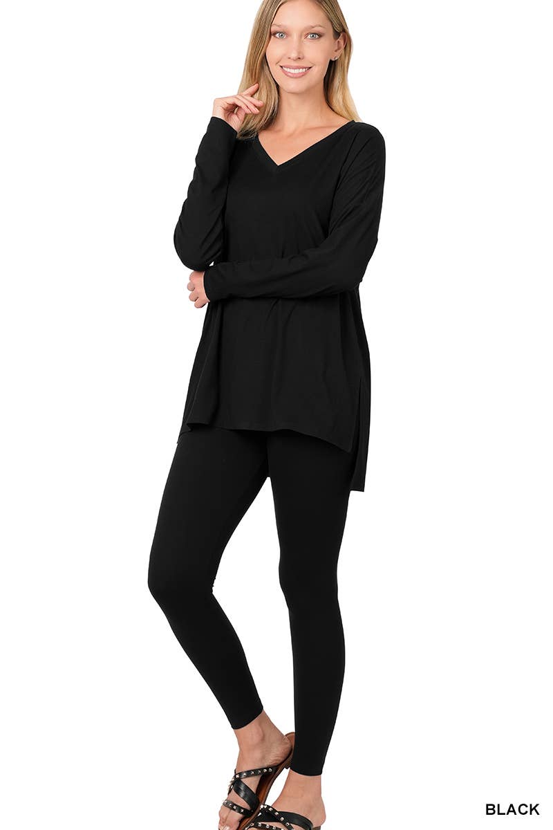 Lazy Days LS Set: BLACK