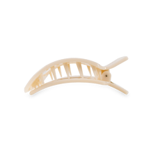 Square Flat Hair Clip | Small | Almond Beige