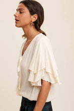 Rachel Tie Blouse: Cream