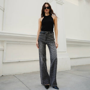 Carson Leopard Print Pant