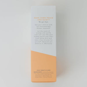 Done Parenting Today Shower Steamers - Orange Vanilla - Set of 8 Tabs