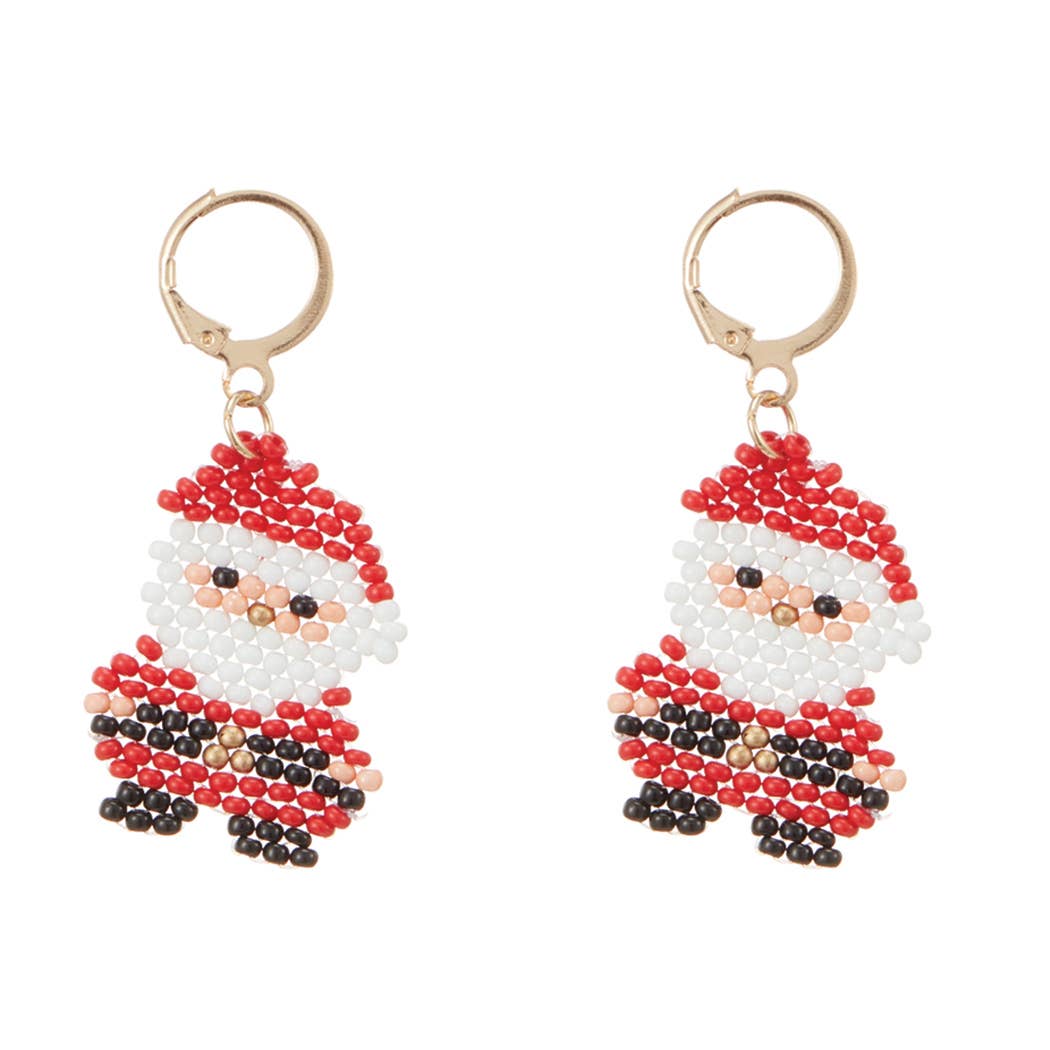 Mini Santa Earrings