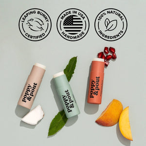 Poppy & Pout Lip Balm- Sweet Mint