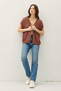Katie Cardigan-  Brick