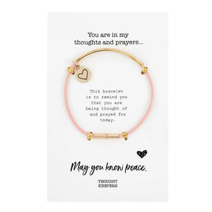 Thought Keepers Bracelet - Pink/Gold