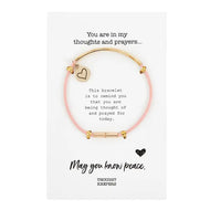 Thought Keepers Bracelet - Pink/Gold