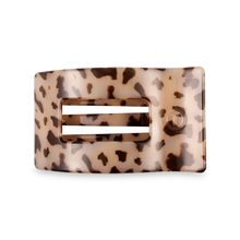 Flat Rectangle Hair Clip | Medium | Blonde Tortoise