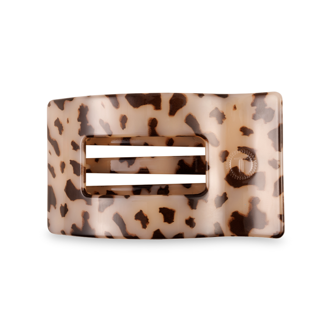 Flat Rectangle Hair Clip | Medium | Blonde Tortoise