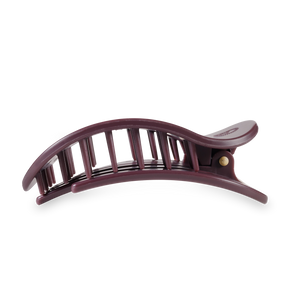 Round Flat Hair Clip | Large | Burgundy Bliss