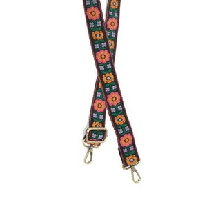 Guitar Strap-Multi Floral