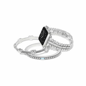 Brighton Pretty Tough Silver Watch Band