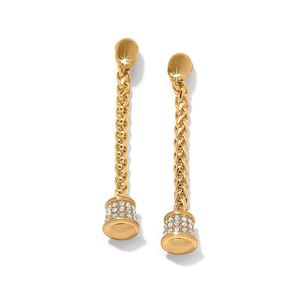 Meridian Ventus Post Drop Earrings-Gold