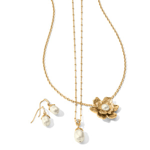 Brighton Everbloom Pearl Drop Earrings