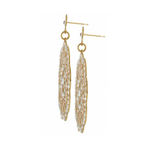 Brighton Bella Lace Post Drop Earrings- Gold