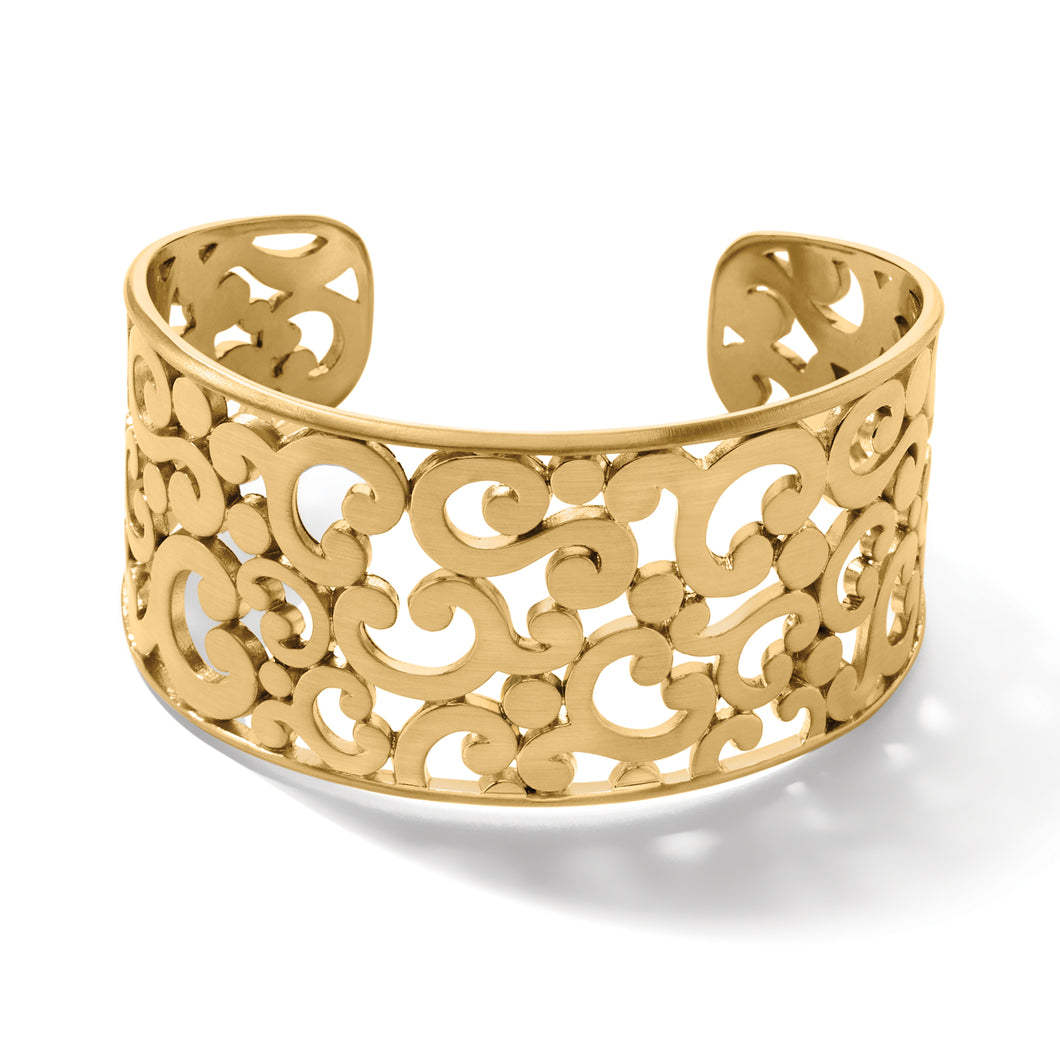 Brighton Contempo Wide Cuff Bracelet- Gold