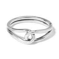 Brighton Interlok Curve Hinged Bangle