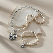 Brighton Contempo Heart Pearl Stretch Bracelet