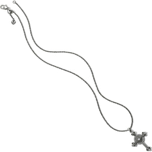 Brighton Alcazar Heart Small Cross Necklace