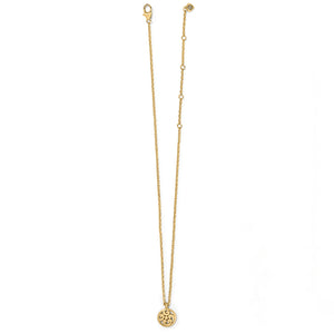 Brighton Contempo Medallion Petite Necklace- Gold