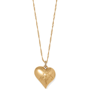 Brighton Trust Your Journey Heart Necklace