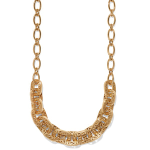 Brighton Contempo Linx Necklace-Gold