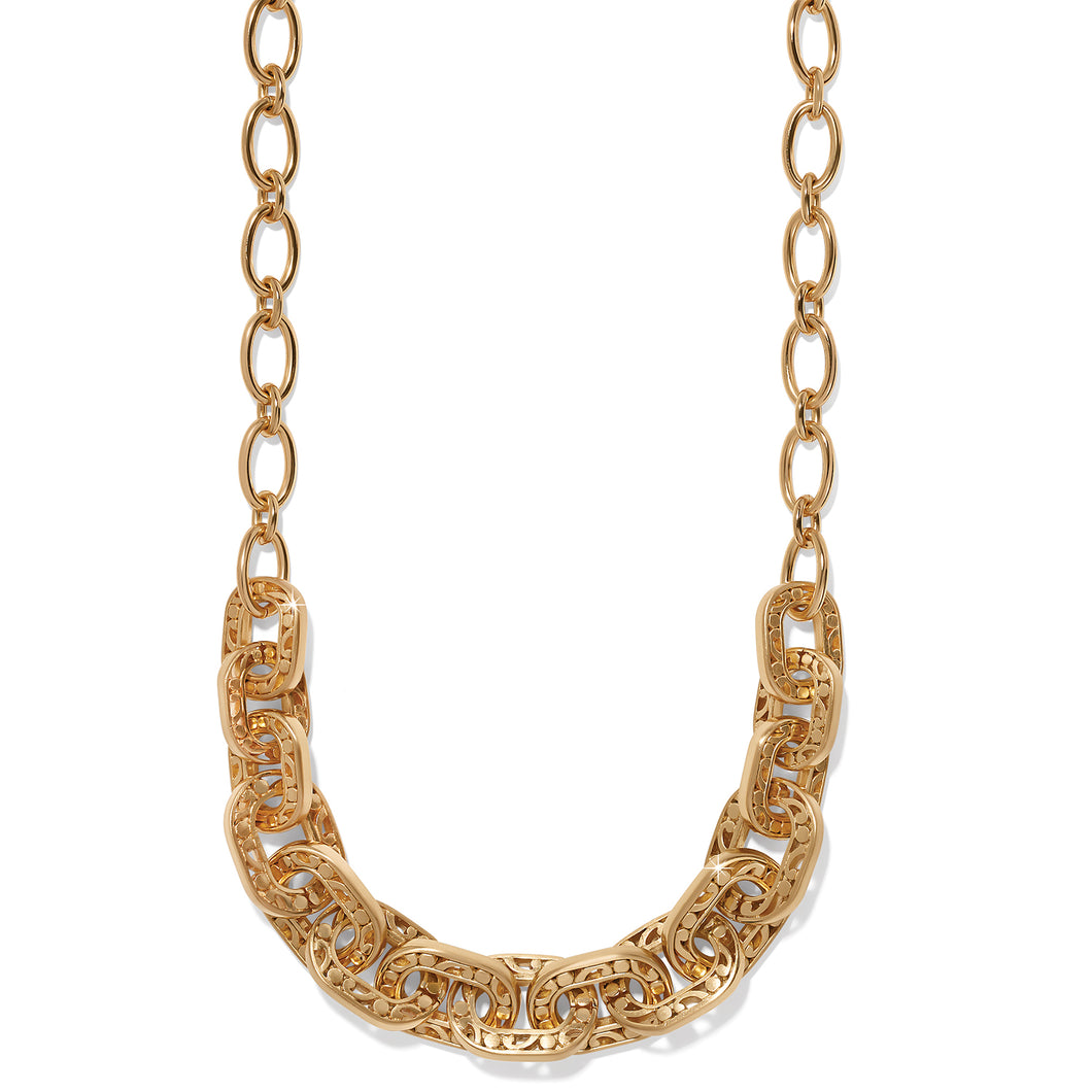 Brighton Contempo Linx Necklace-Gold