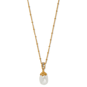 Brighton Everbloom Pearl Drop Necklace